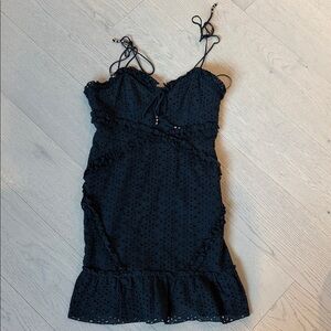 Elegant Black Midi Dress